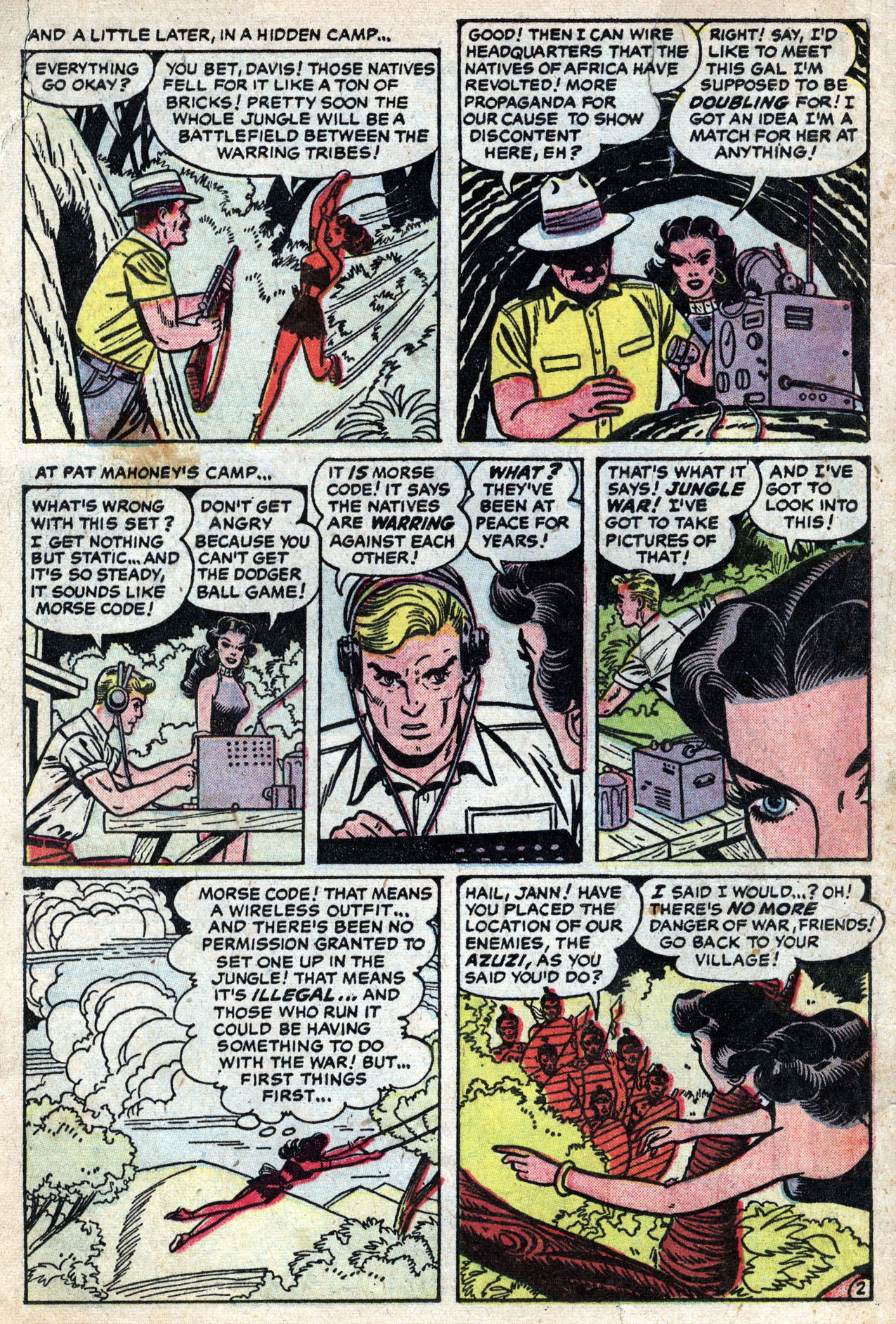 Read online Jann of the Jungle comic -  Issue #14 - 4