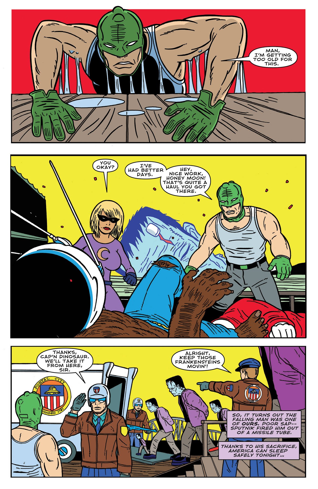 Read online Cap'n Dinosaur comic -  Issue # Full - 23