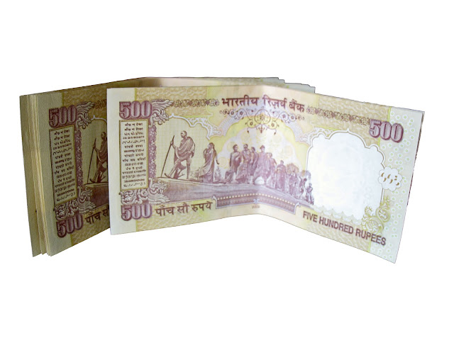 rupee notes cutout
