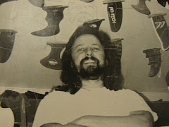 Larry in the Fibre Glas Fin Co. Show Fin Room in the 80's and 90's.