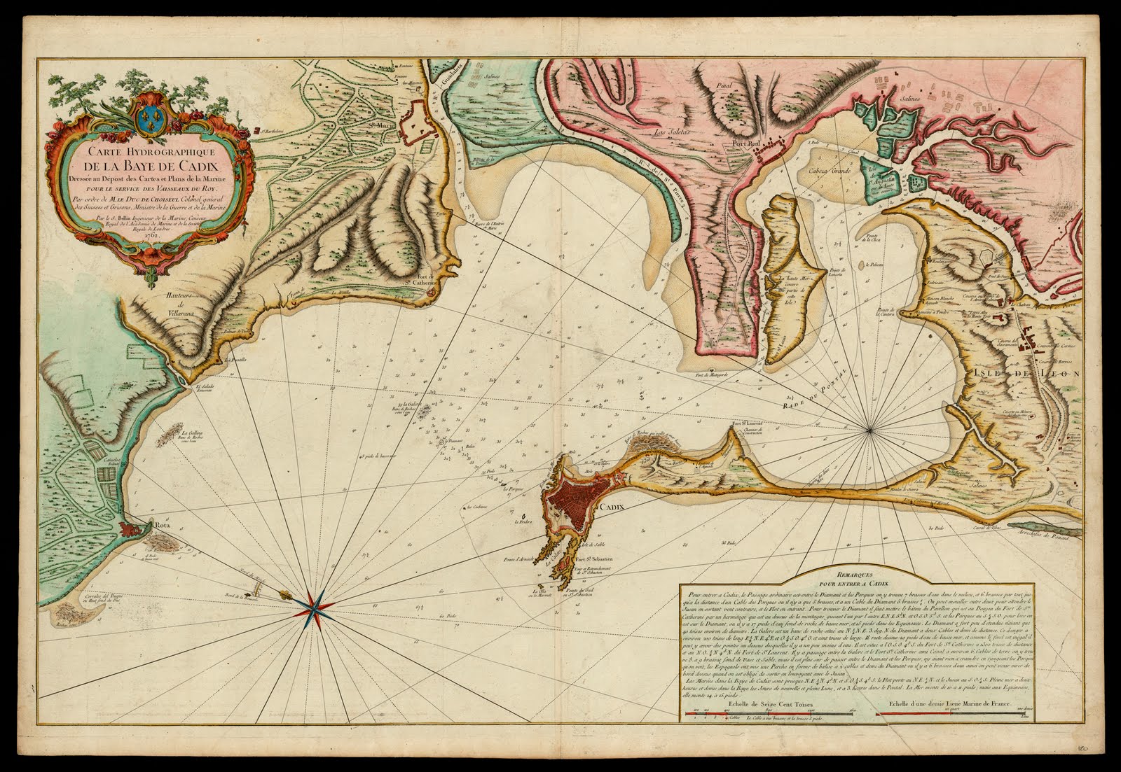 Navegando en el Kuskus carta nautica antigua 1762