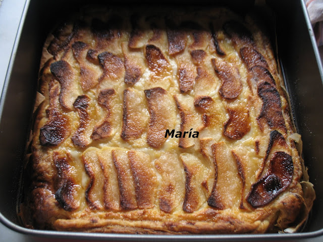 Tarta rápida de manzana