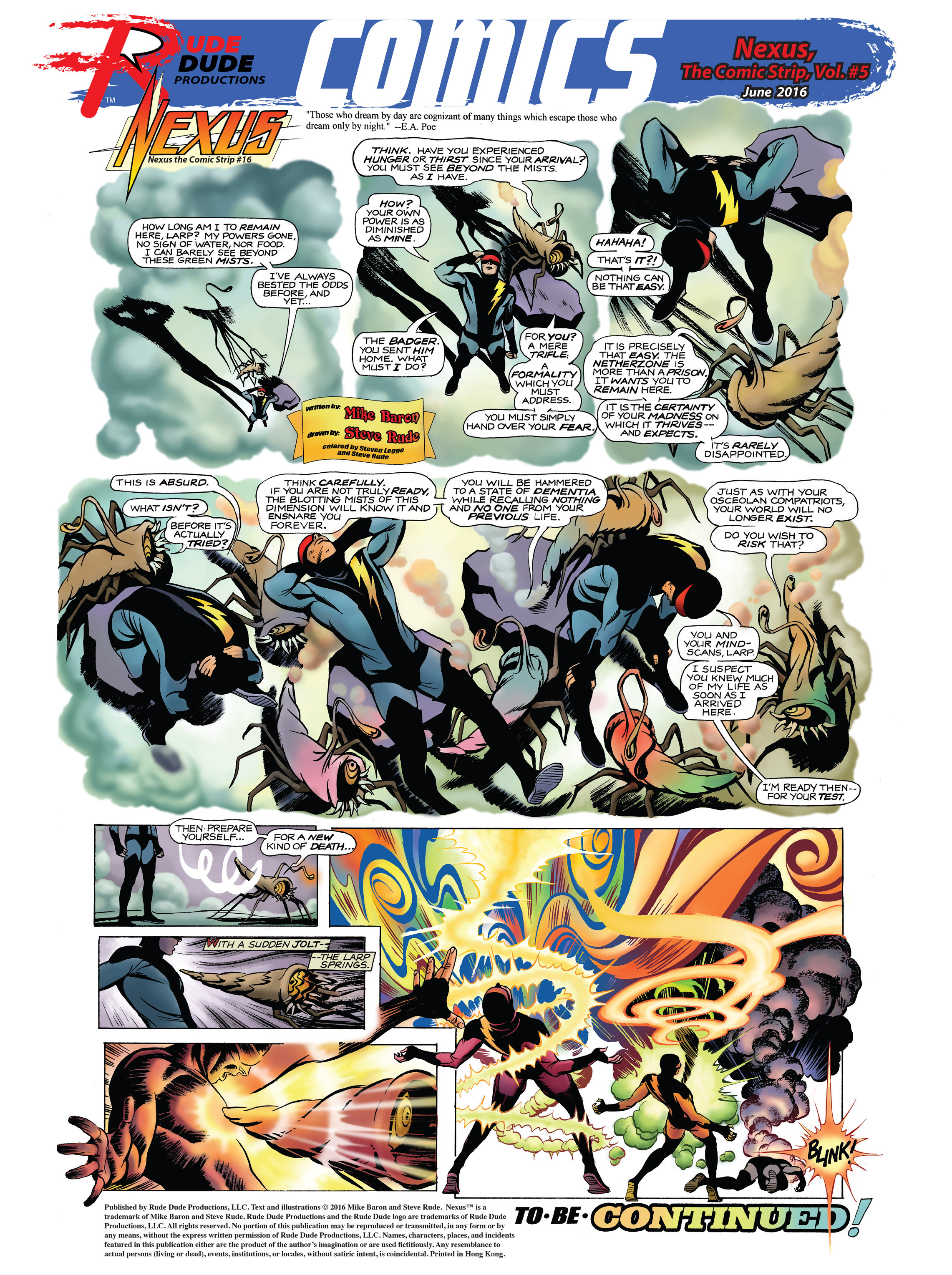 Read online Nexus: The Comic Strip comic -  Issue #5 - 1