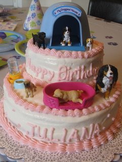 Juliana's 6th Birthday - Doggie Cake