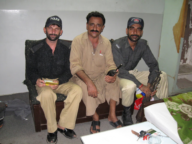 Chief of Police and armed police guards