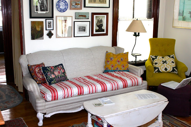 Tiptoethrough: DIY Sofa Upgrade, on the cheap