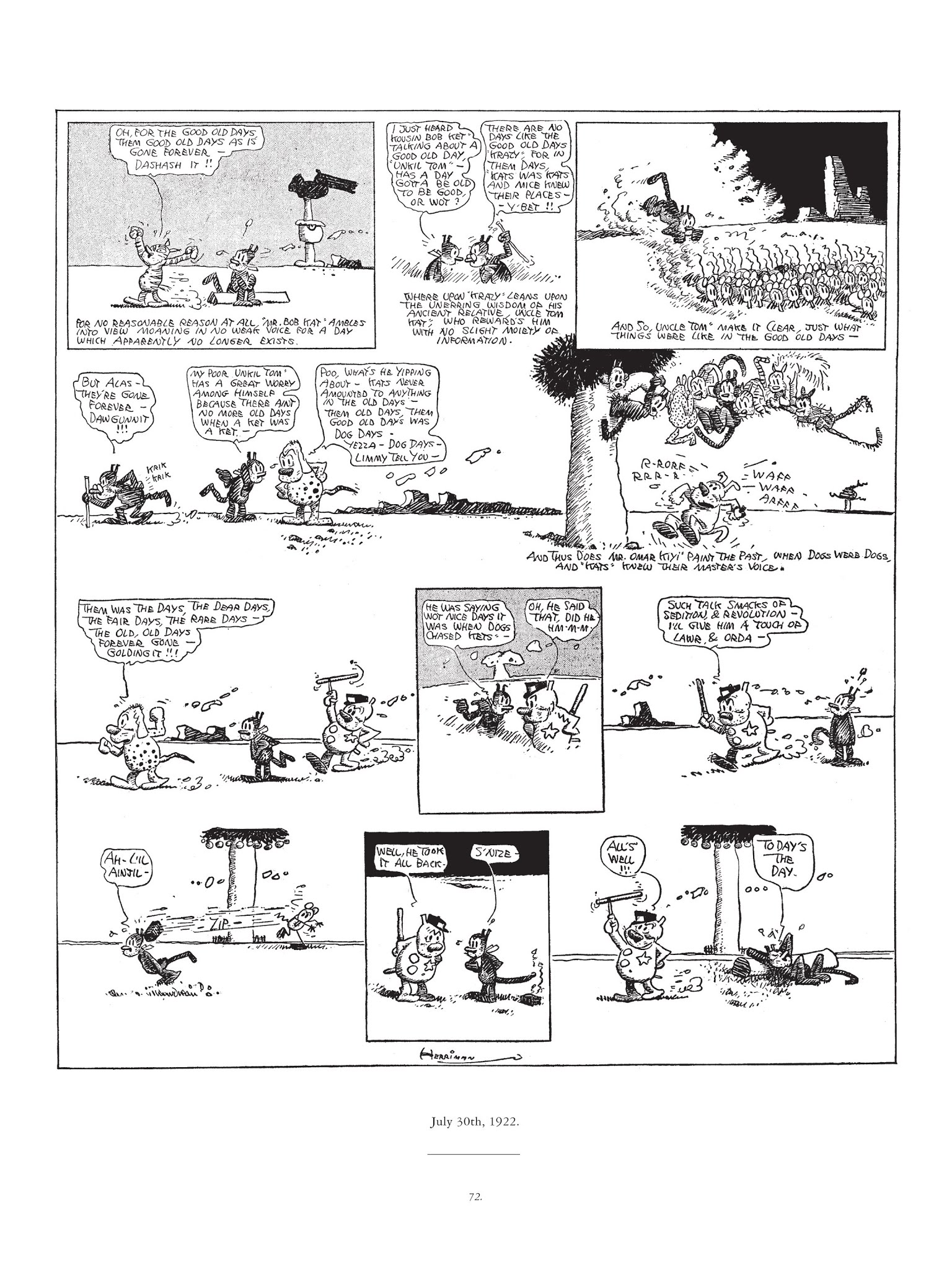 Read online Krazy & Ignatz comic -  Issue # TPB 3 - 72
