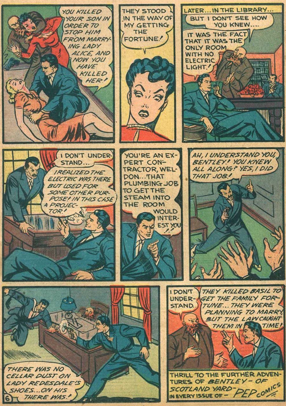 Read online Pep Comics comic -  Issue #9 - 67