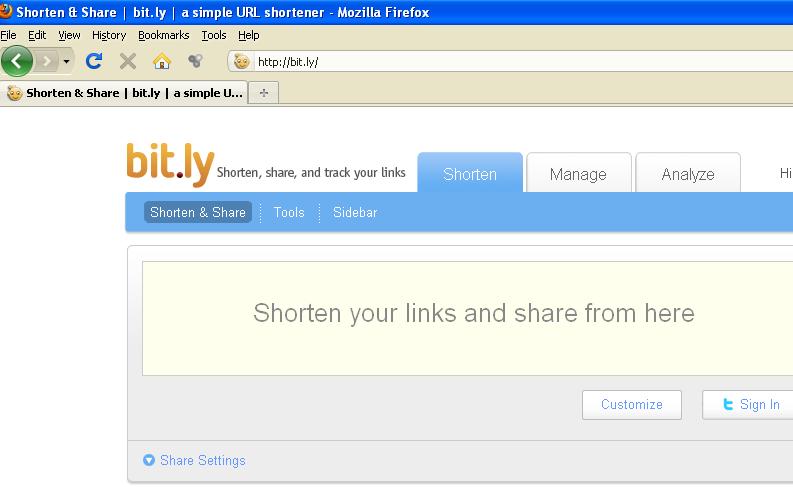 Where do you want IT to go?: Bit.ly