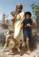 William Adolphe Bouguereau (1825-1905)  Homer and his Guide (1874)