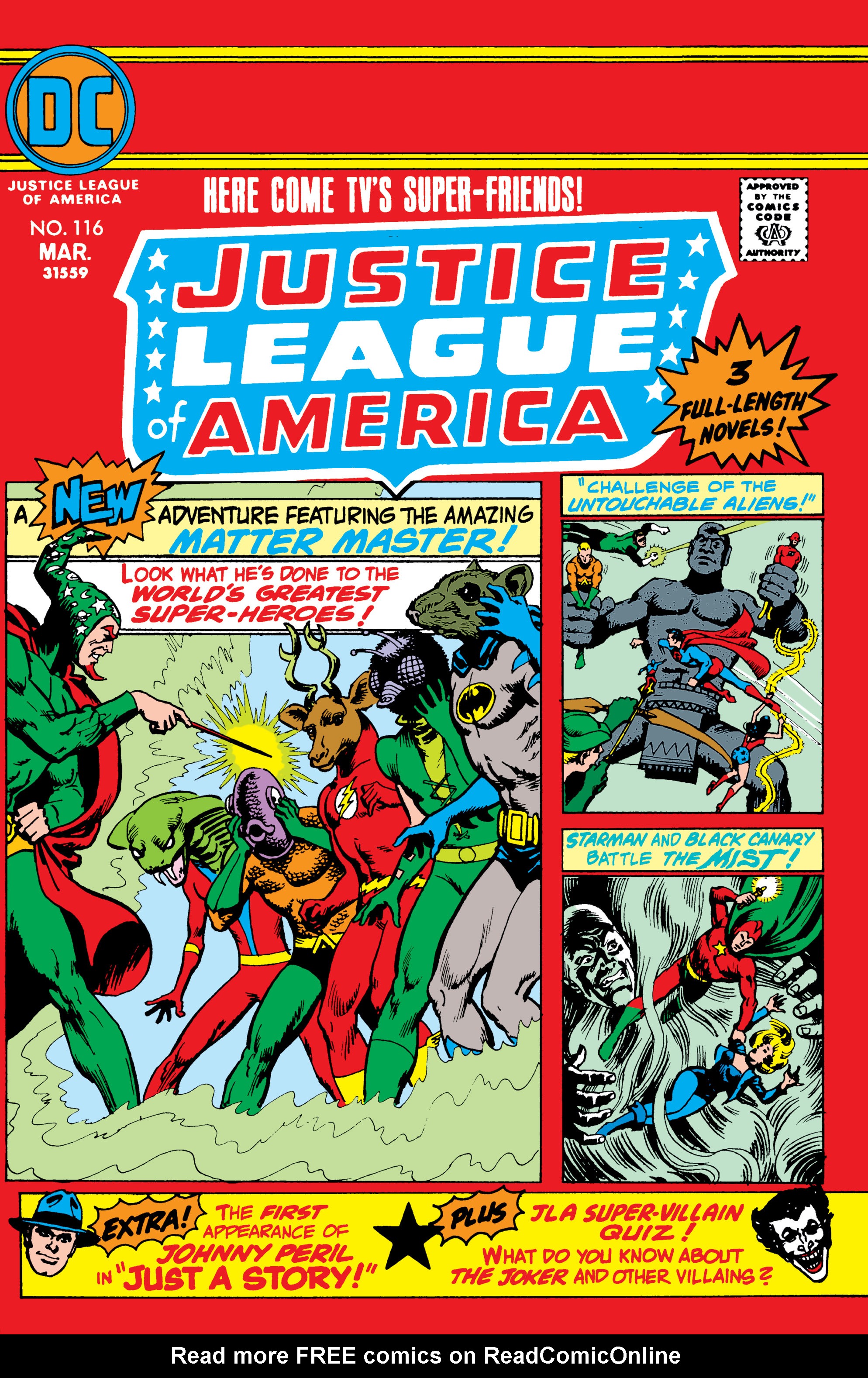 Read online Justice League of America (1960) comic -  Issue #116 - 1