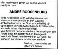 Friese voetballers Geen Friese internationals André Roosenburg