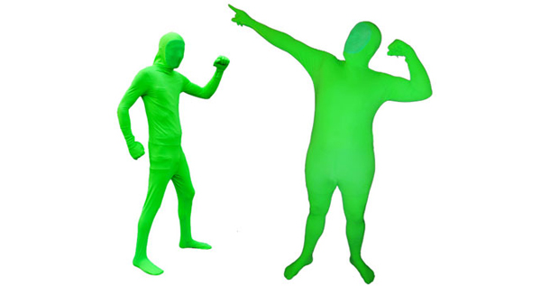 Full Body Green Spandex Suit
