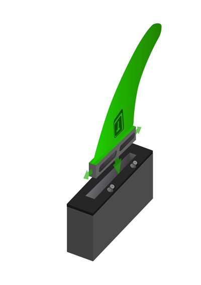 Slot box fins Clearance