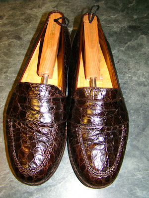 cole haan alligator loafers