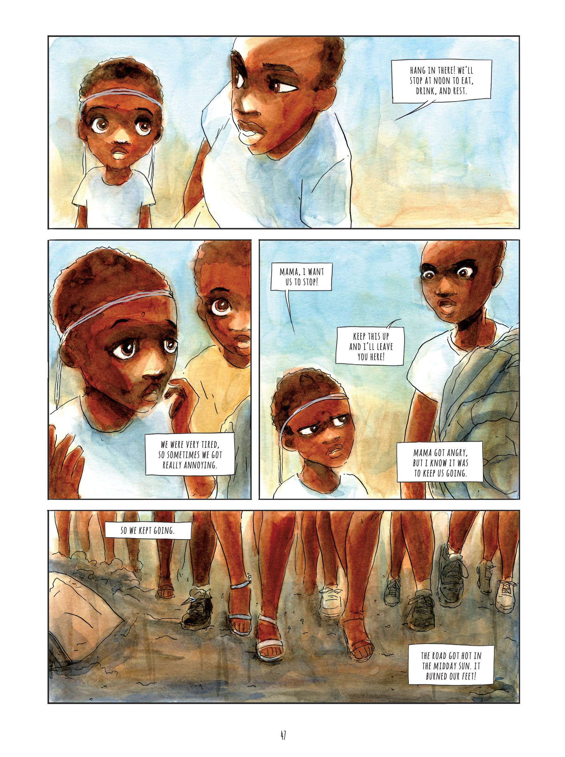 Read online Alice on the Run: One Child's Journey Through the Rwandan Civil War comic -  Issue # TPB - 46