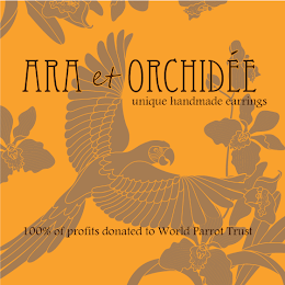 Ara et Orchidee