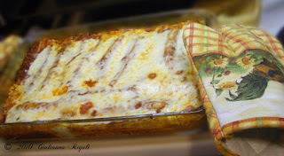 Photo of Sweet Basil & Cheese Manicotti in Pyrex Bakeware