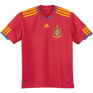 camiseta de la selección española con la estrella de campeones del mundo