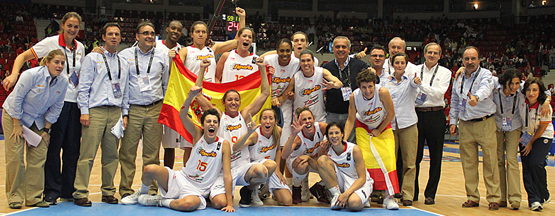 selección española de baloncesto femenina medalla de bronce