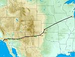 Route For CA Trip 10/2009
