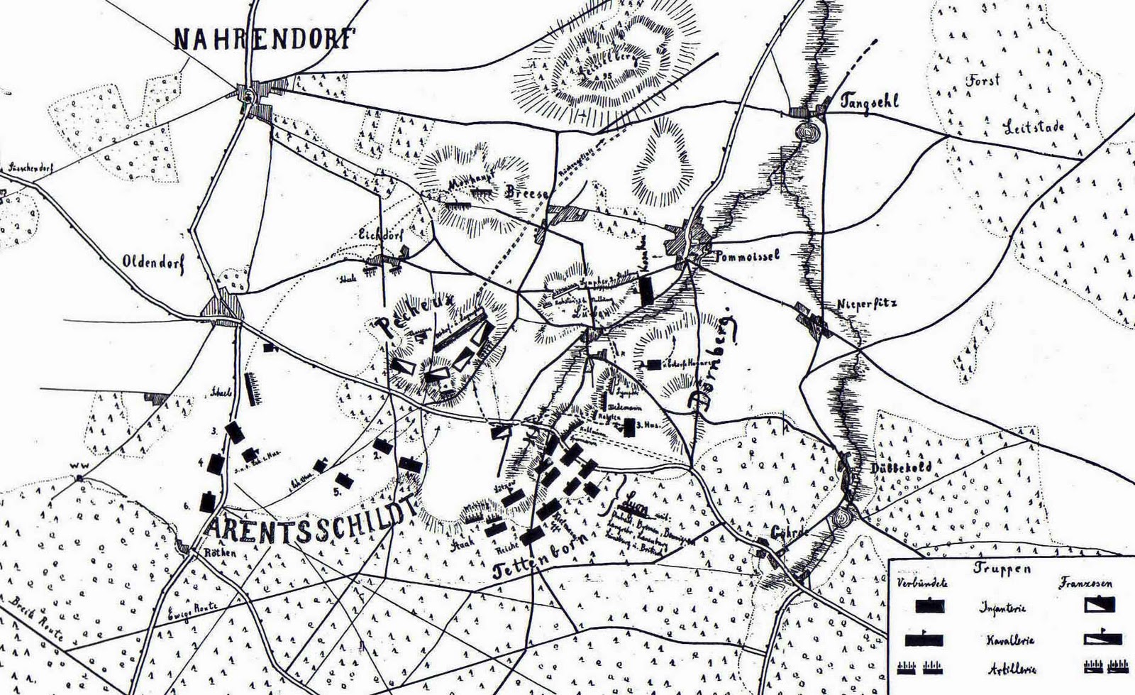 The Napoleonic Wargamer: Battle of the Göhrde - 16th September 1813