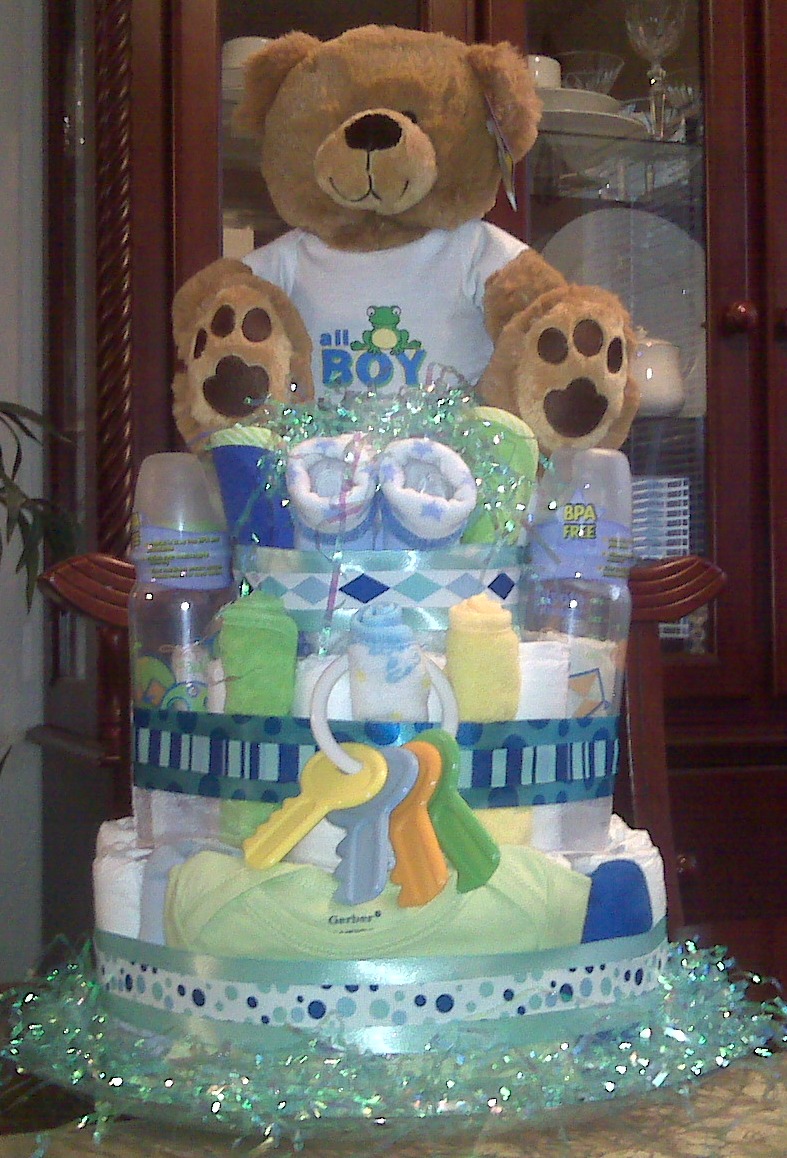 For All Things Creative Cute Diaper Cakes