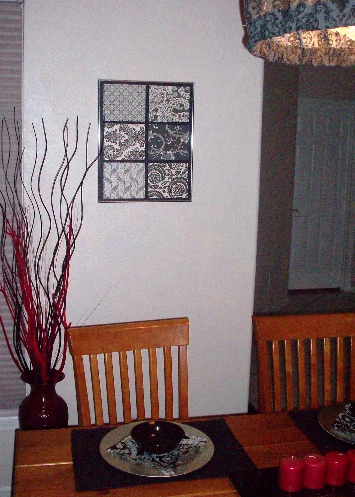 Scrapbook paper 3D wall art