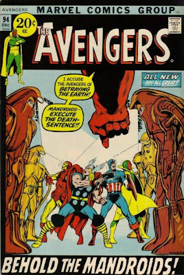 Avengers #94 Kree Skrull War Neal Adams Mandroids