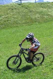 Downhill met de mountainbike