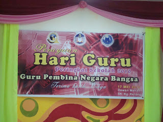 Life through My Eyes : Teacher's Day Celebration in SK Kampung Kenang