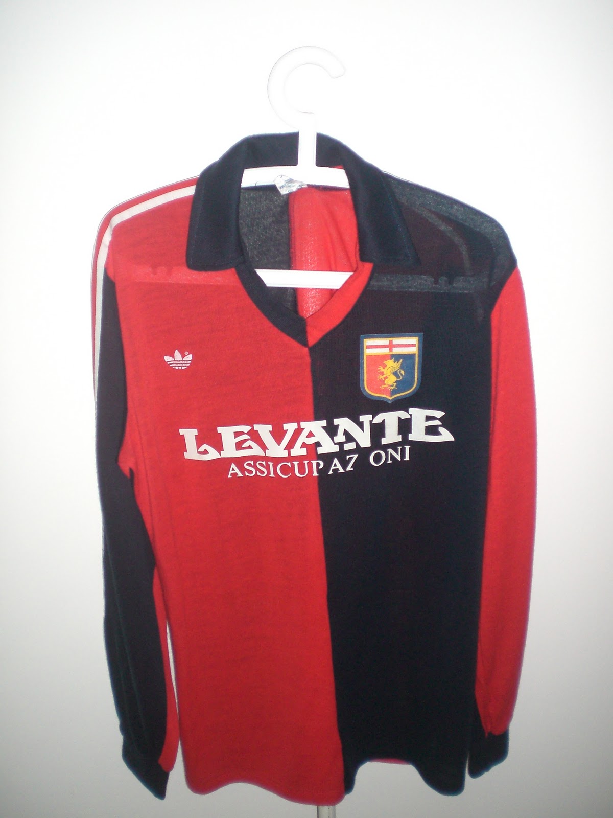 shirt match worn GENOA 19861987 IL PRIMO DATABASE DELLE MAGLIE