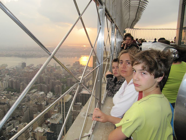desde el techo de Nueva york vistas empire state