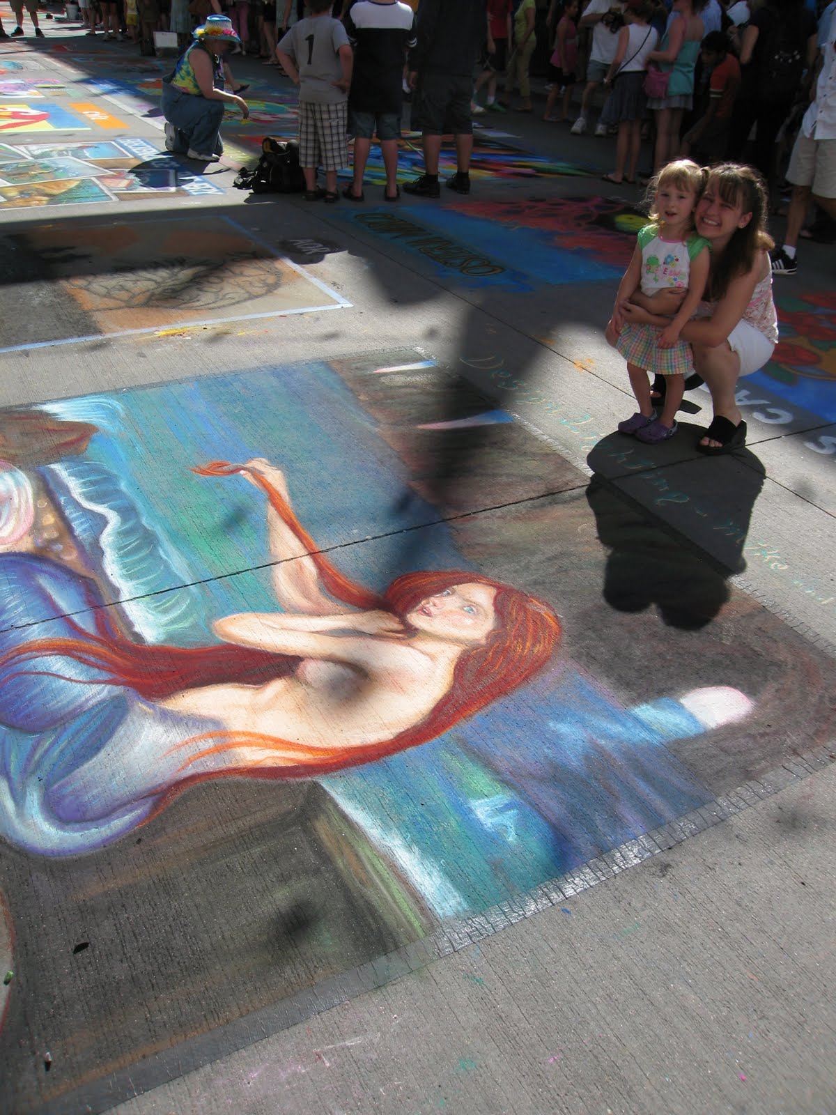 Niffer All GrownUp Sidewalk Chalk Art Festival