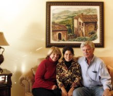 Fresco titled "Italian Hillside"