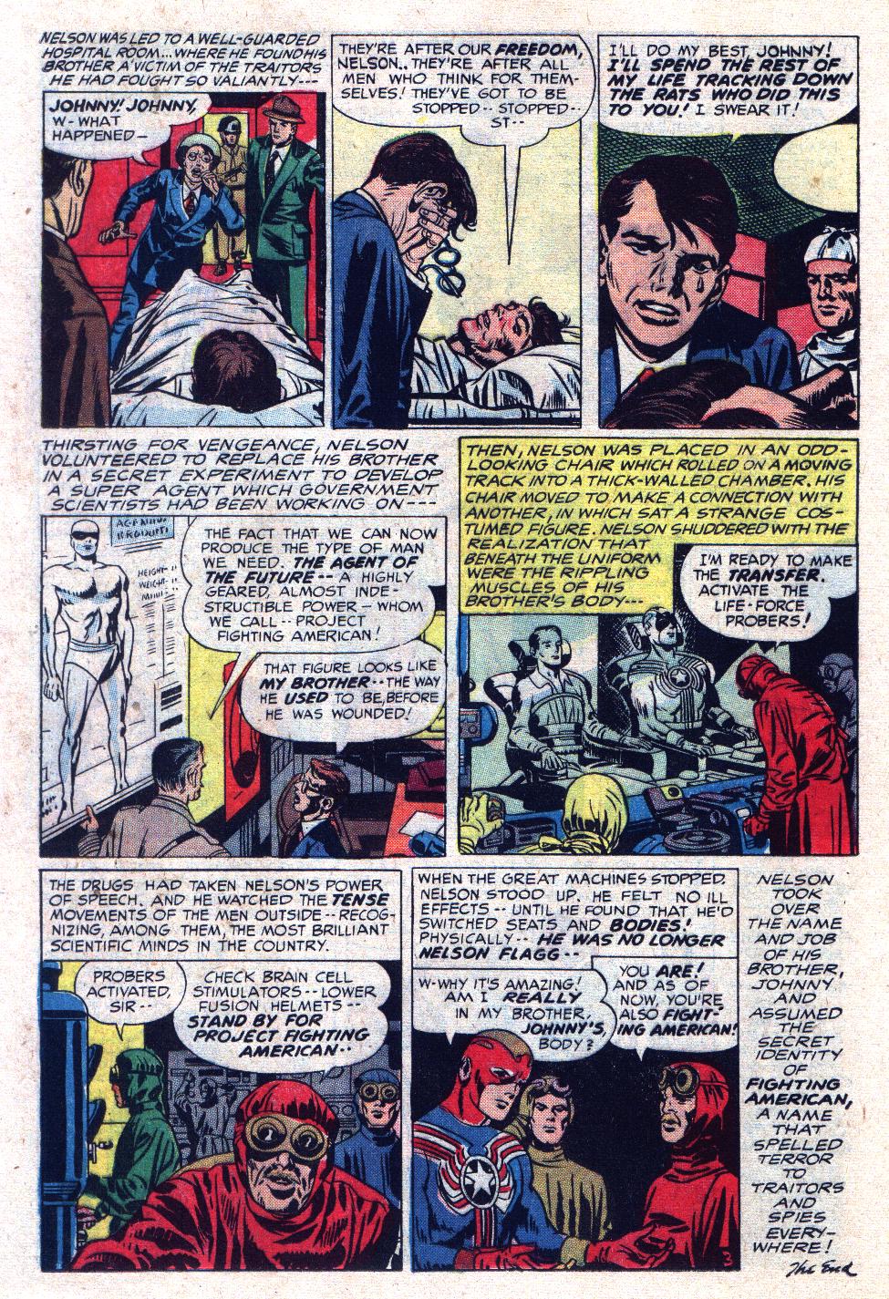 Read online Fighting American (1954) comic -  Issue #6 - 16