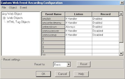 How To Capture Events in QTP?