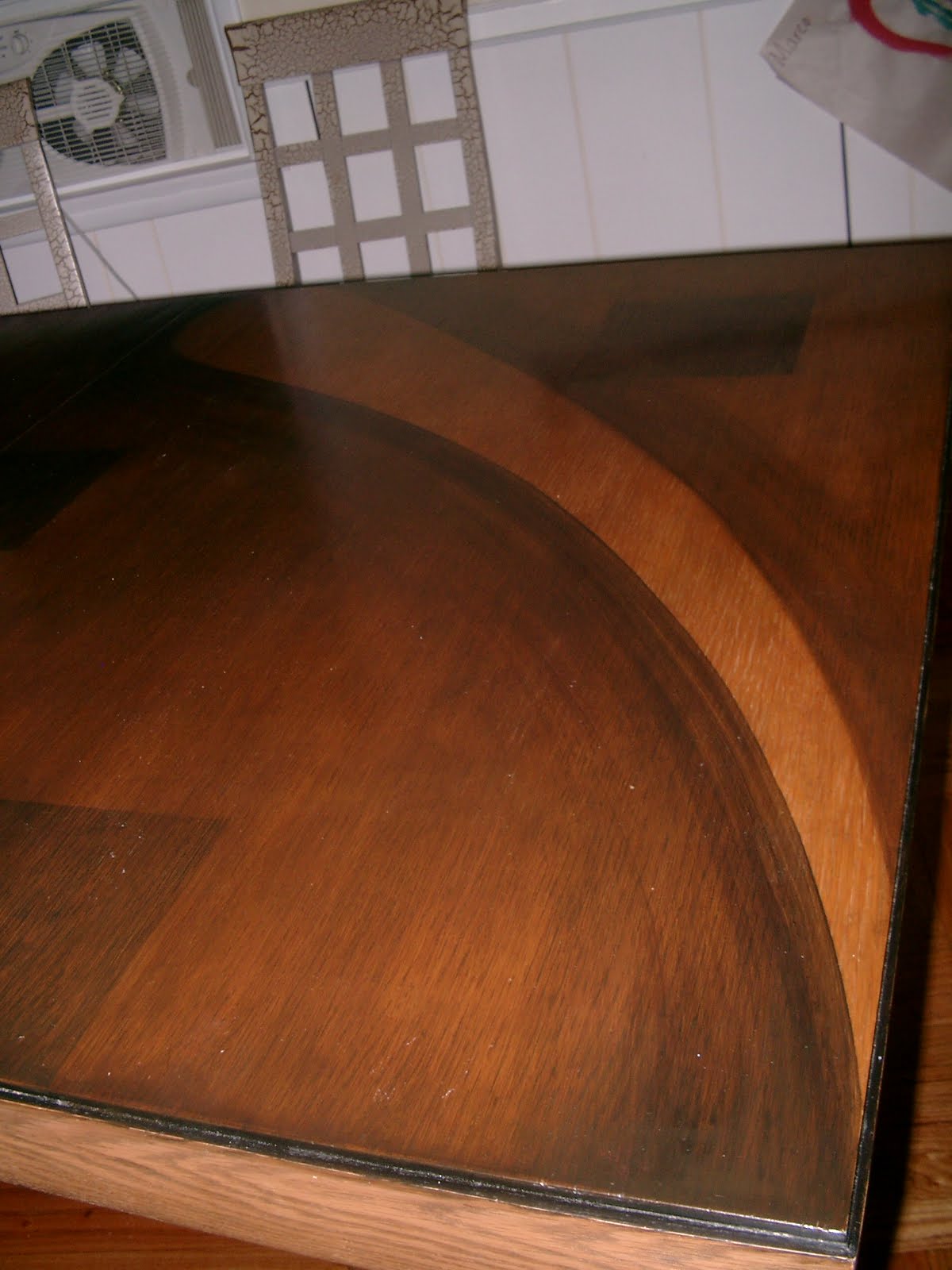Wood Refinishing & Decorative Staining Tables Before & After