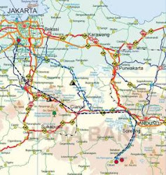 Route Jakarta - Ciwidey
