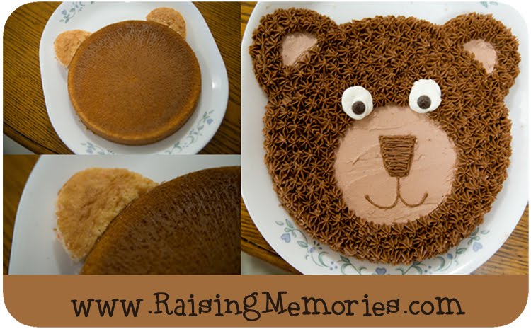 Easy Tutorial to make a cute Teddy Bear Cake