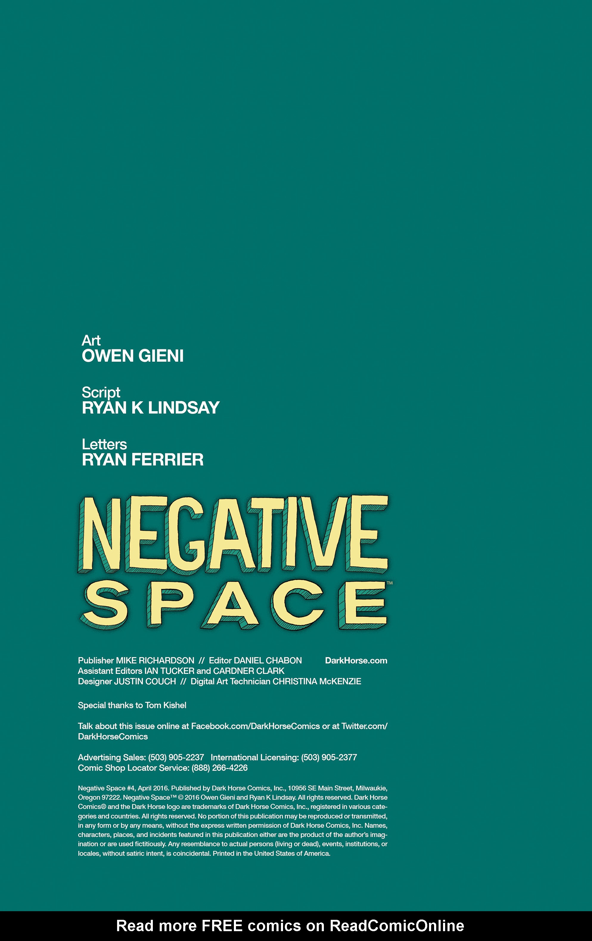 Read online Negative Space comic -  Issue #4 - 2