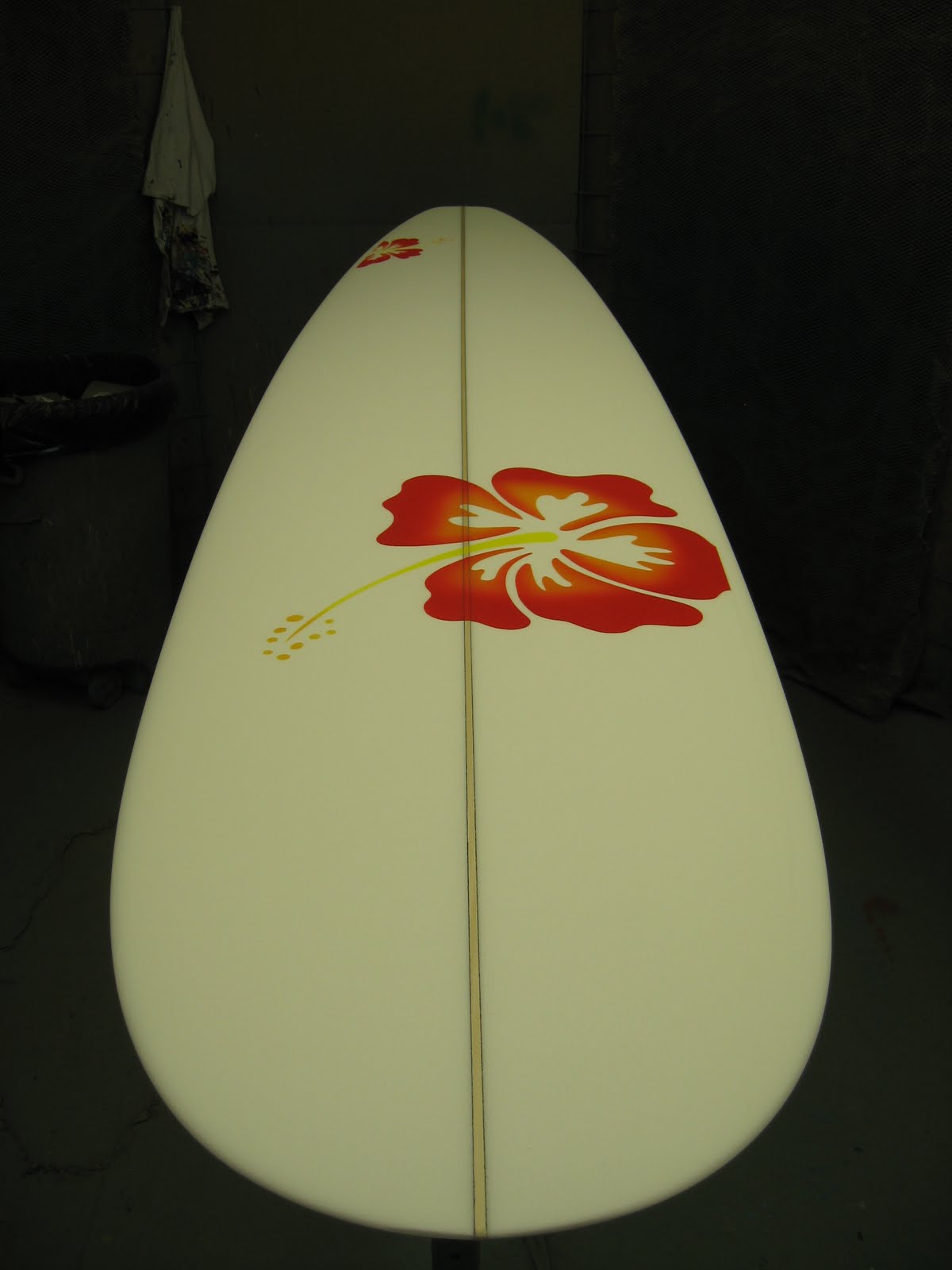 surfboards love color hibiscus