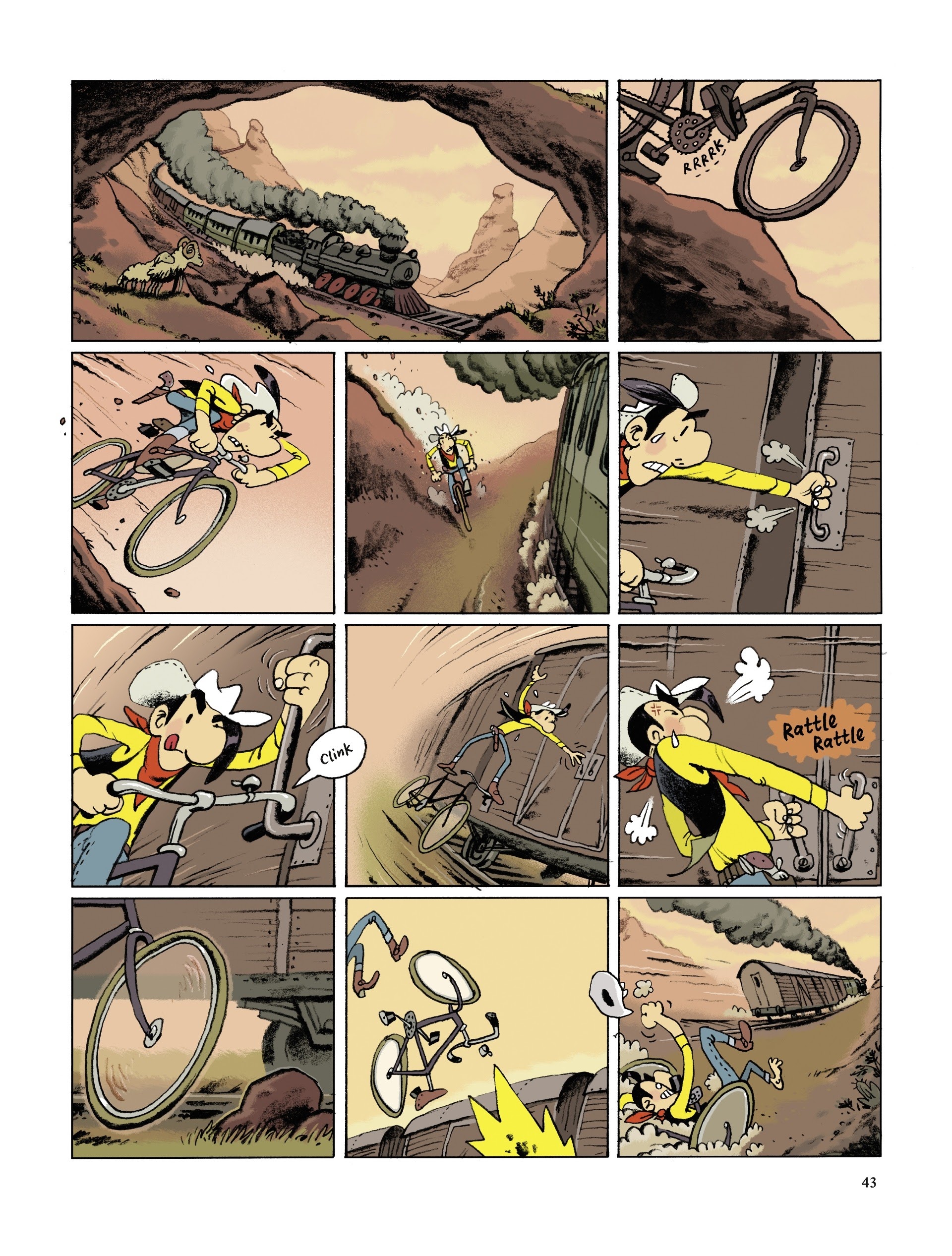Read online Lucky Luke Saddles Up comic -  Issue # TPB - 43