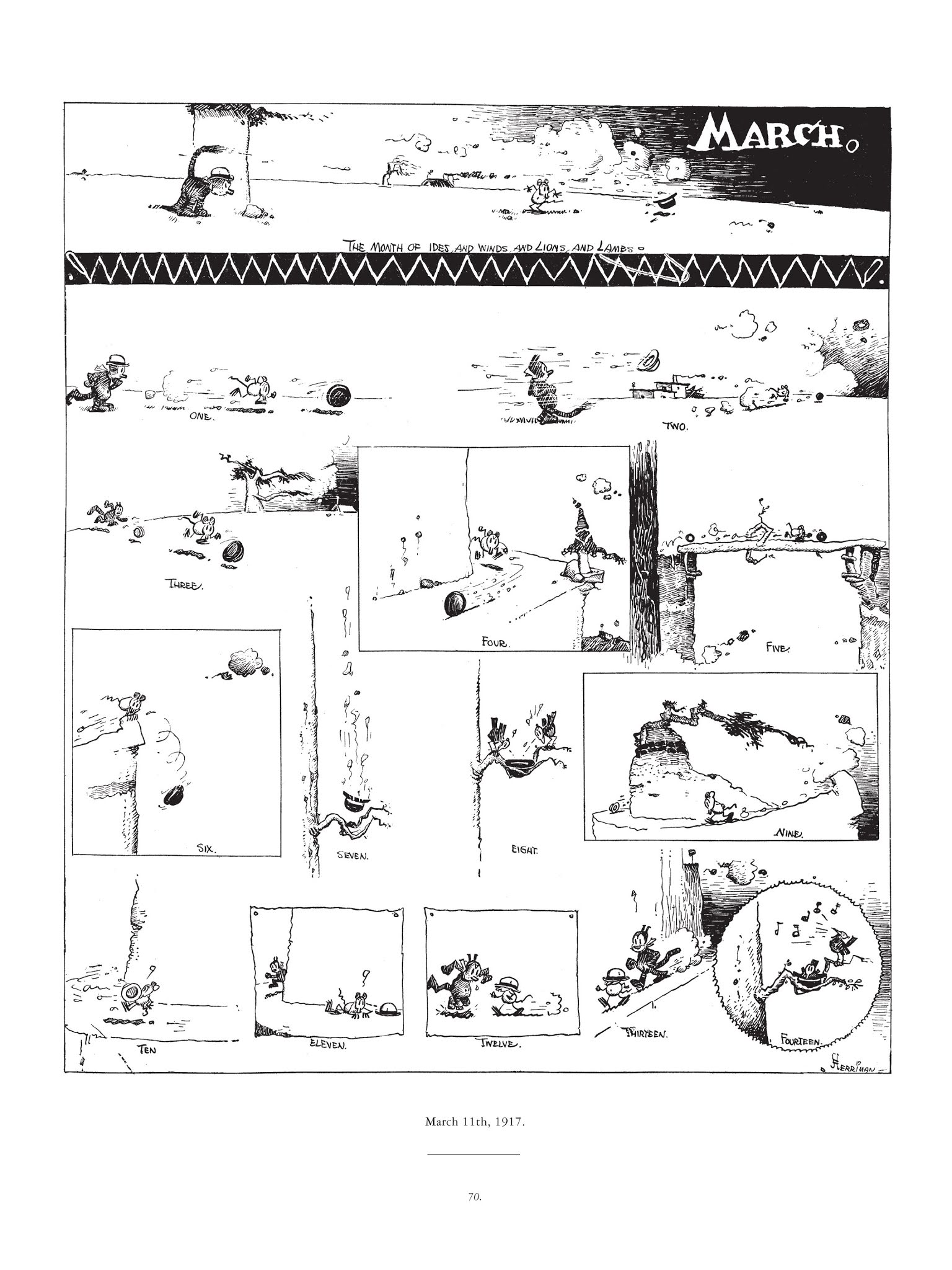 Read online Krazy & Ignatz comic -  Issue # TPB 1 - 70