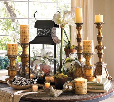 Our Hopeful Home Pottery Barn Inspired Christmas Candles Plus Bling