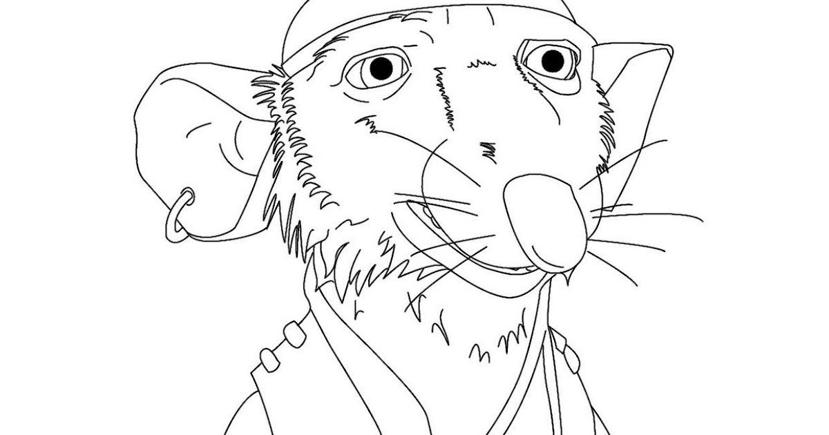 The Tale of Despereaux Coloring Pages: Despereaux’s Roscuro and