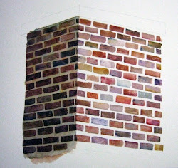 brick watercolor bricks paintings carolyn weir mobiles process