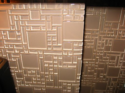 Close up of mosaic glass tile backsplash in a kitchen remodel