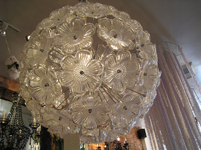 Round Glass Flower Chandelier from The Empty Vase