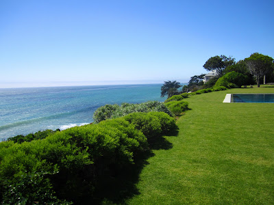 panoramic view of the Pacific Ocean in Malibu 